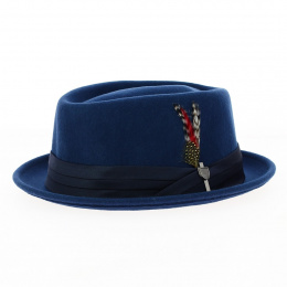 copy of Hat Porkpie Stout Wool Felt Hat Cypress - Brixton