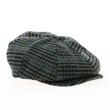 Brood Herringbone Cap Black, Blue & Green - Brixton