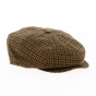 Brood Herringbone Caramel Checkered Cap - Brixton