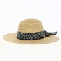 Capeline Queen Jungle Straw Ribbon Leopard - Herman