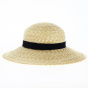 Natural Straw Coralie Summer Capeline - Traclet