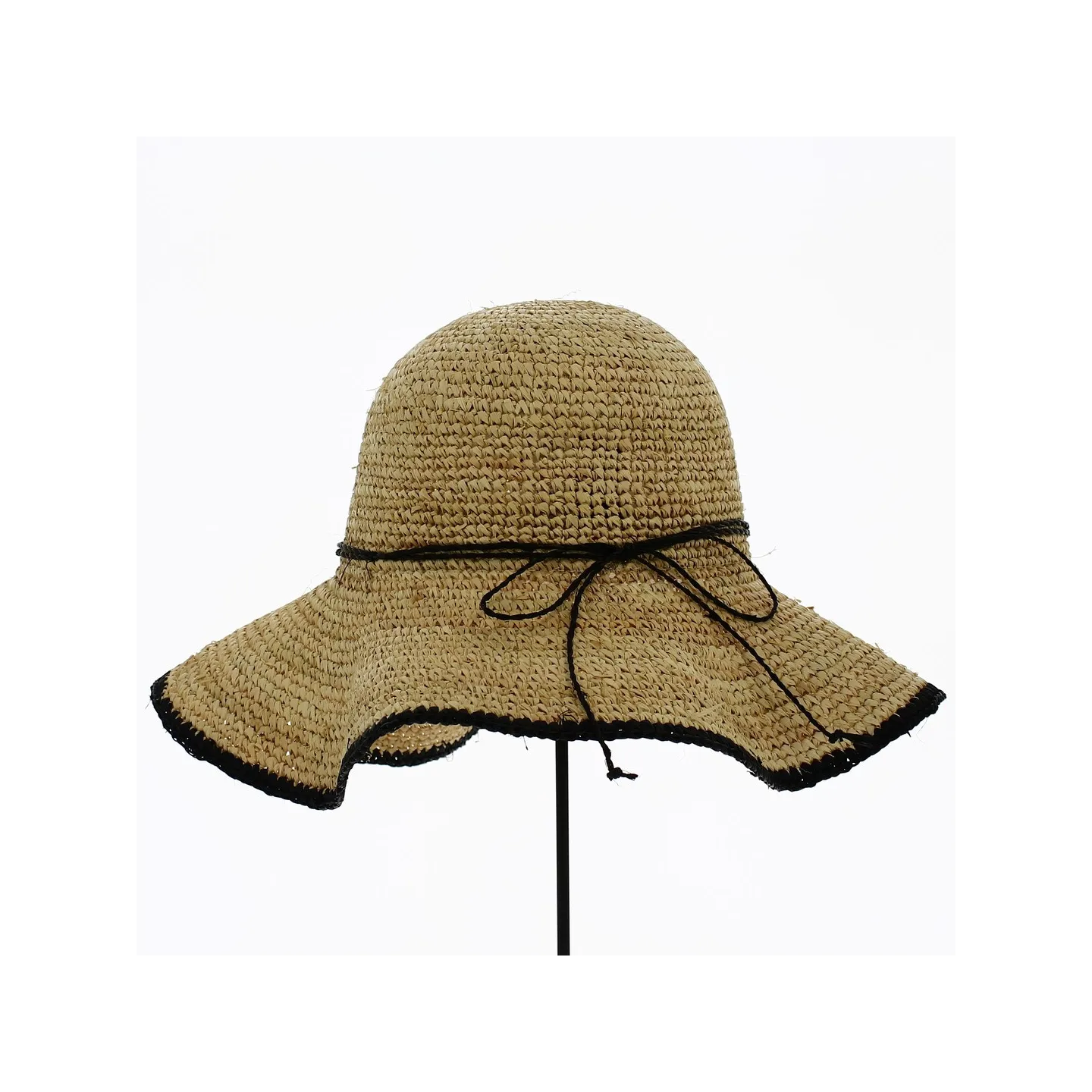Chiara Straw Raphia Capeline - Traclet