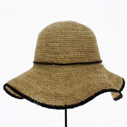 Chiara Straw Raphia Capeline - Traclet
