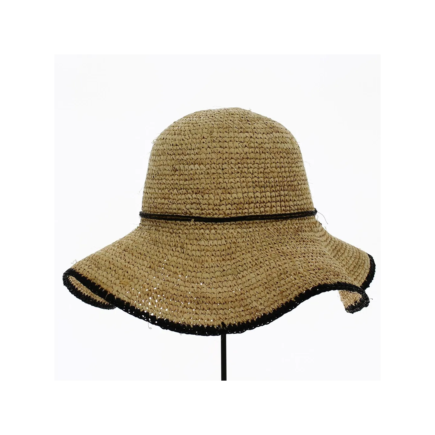 Chiara Straw Raphia Capeline - Traclet