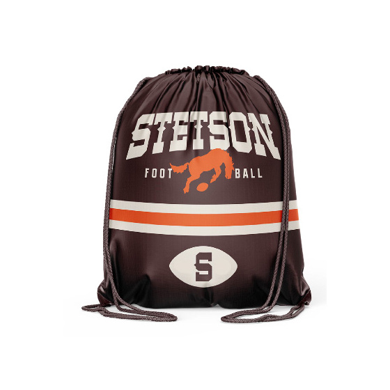 Brown Duffel Bag Recycled Materials - Stetson