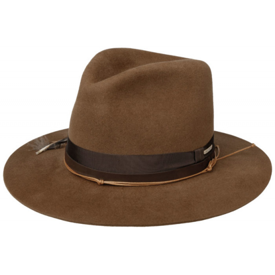Danios Western Traveller Hat Brown Felt Hair - Stetson