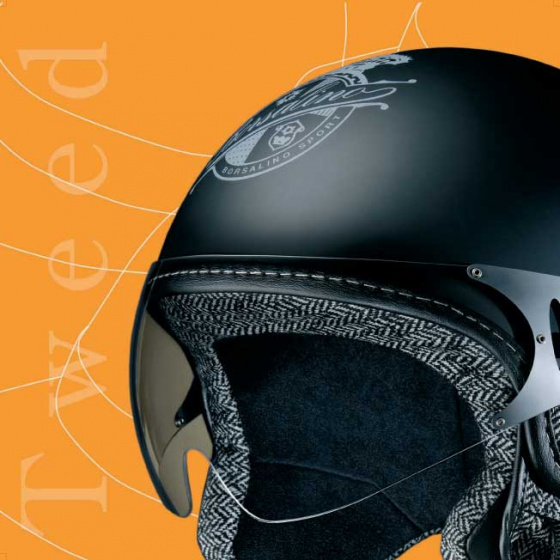 Borsalino Tweed helmet
