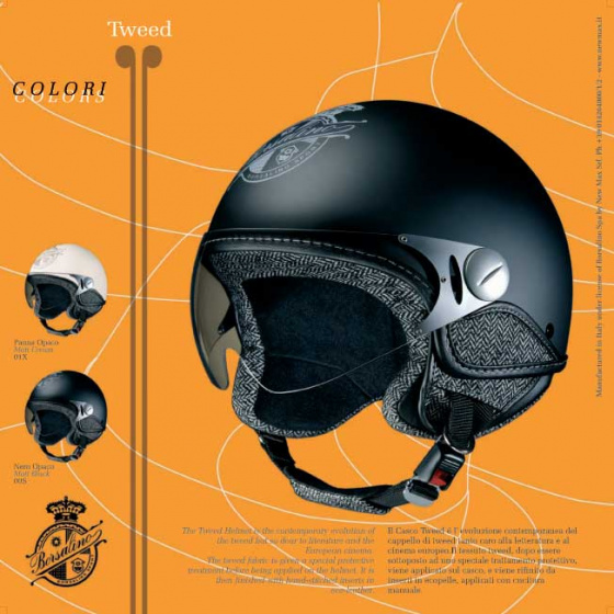 Borsalino Tweed helmet