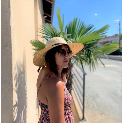 Capeline Femme Rosie en paille - Traclet