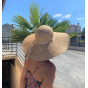 Natural Straw Birmmed Wide-Brimmed Hat - Traclet