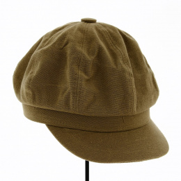 Cap Gavroche Azora Light brown Cotton - Traclet