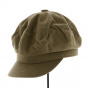 Cap Gavroche Azora Khaki Cotton - Traclet