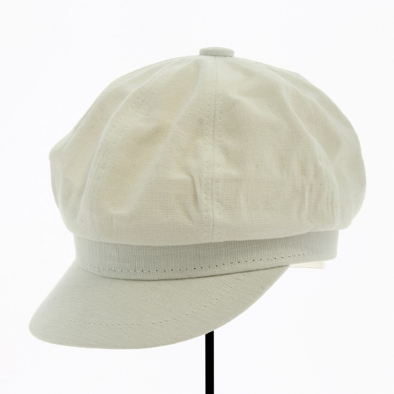 Cap Gavroche Azora White Cotton - Traclet