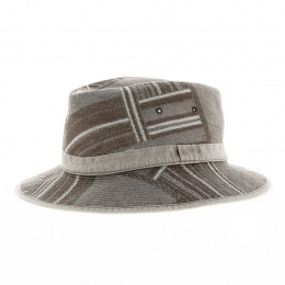 safari fancy gray 100% cotton - Crambes