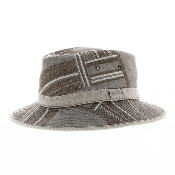safari fancy gray 100% cotton - Crambes
