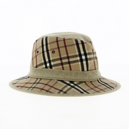 safari fancy beige stripes 100% cotton - Crambes