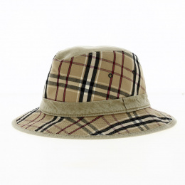 safari fancy beige stripes 100% cotton - Crambes