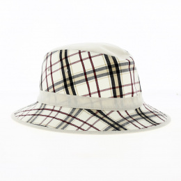 safari fancy white stripes 100% cotton - Crambes