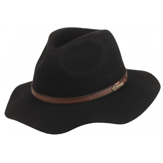 Peter Traveller Hat Felt Wool Black - scippis - Traclet