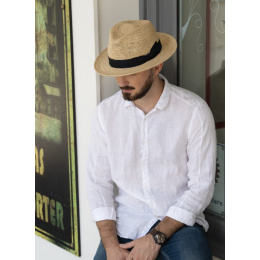 Traveller Dolphy Straw Hat Black Ribbon - Traclet