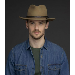 Chapeau Fedora Nelles Feutre Camel - Bailey