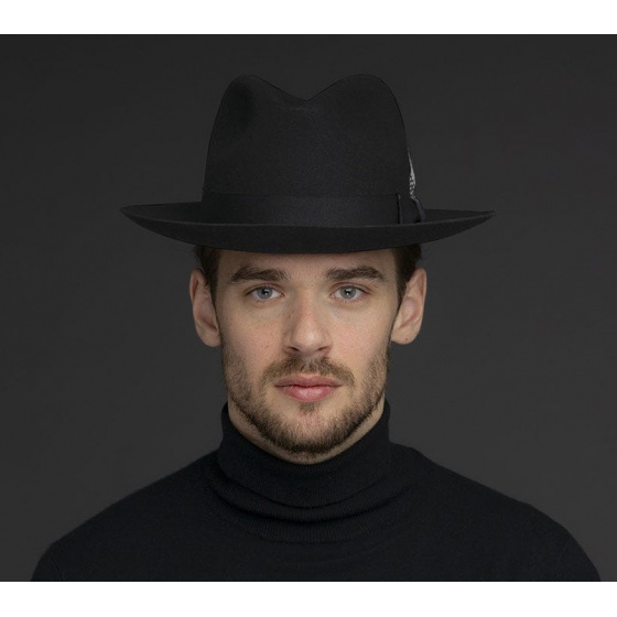 Chapeau Fedora Gangster Noir - Bailey