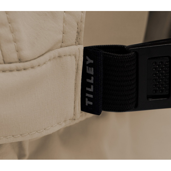 Taupe Recycled Nylon Neck Flap Cap UPF50+ - Tilley