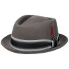Chapeau Trilby Reno feutre Gris - Stetson  Reference : 16701| Chapellerie Traclet