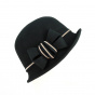 Hat woman cloche doriane black