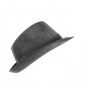 Trilby hat - Grey Alcantara