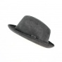 Trilby hat - Gray Alcantara