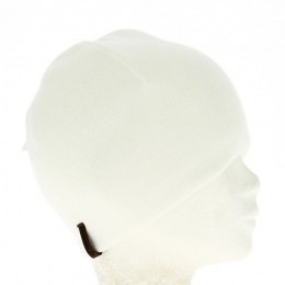 Bonnet basique court acrylique - Le Drapo - Blanc