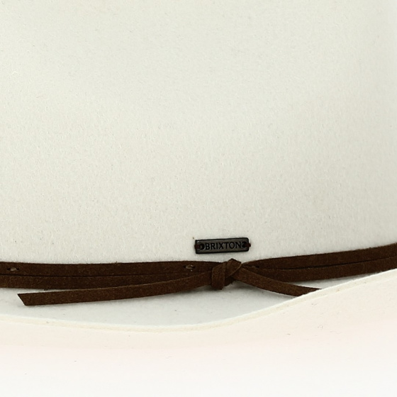 Chapeau Cowboy Sedona Feutre Laine Beige - Brixton