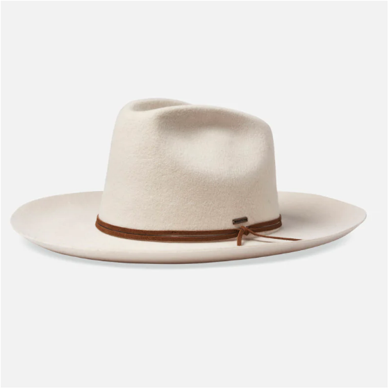 Sedona Wool Felt Cowboy Hat Beige - Brixton