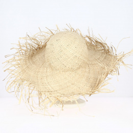 Foldable Natural Straw Capeline - Traclet
