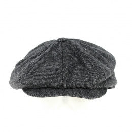 Brood Baggy Cap Black Grey - Brixton