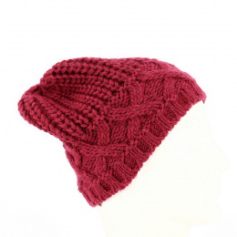 Oversized Bordeaux beanie