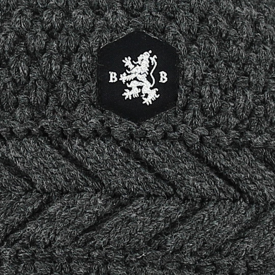 Bonnet Court gris détail Torsade Opera Acrylique - Traclet Bonnet Court gris détail Torsade Opera Acrylique - Traclet