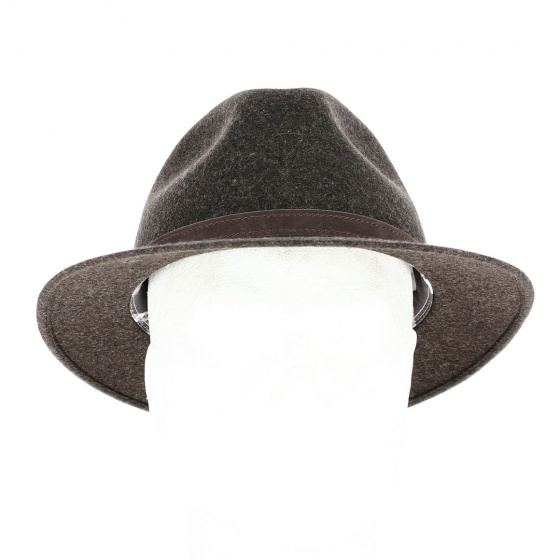 Chazelles-sur-Lyon brown traveller hat - Flechet