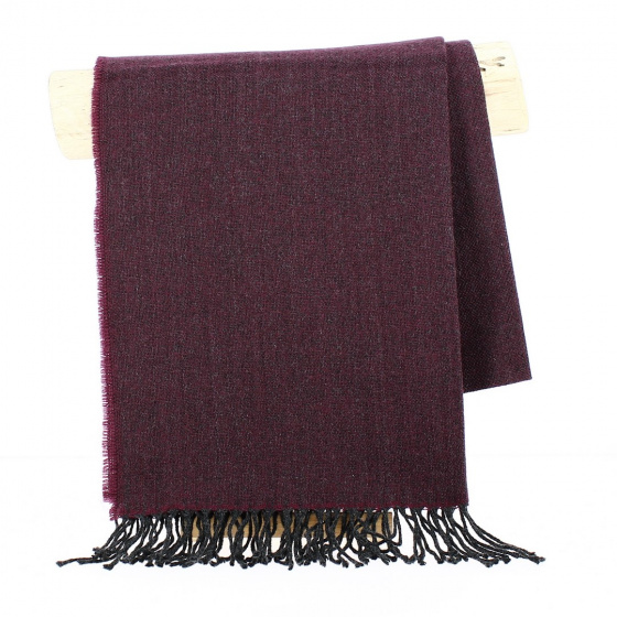 Acrylic Scarf Smeraldo Bordeaux