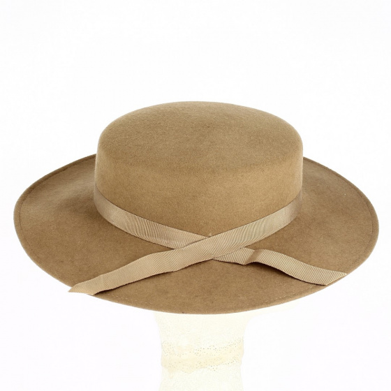 Felt wool camel sideboat Felt wool camel sideboat