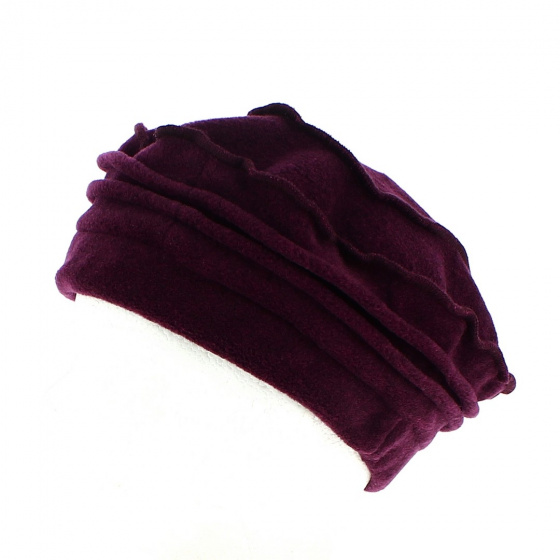 Toque Polaire Julie Violet aubergine - Traclet