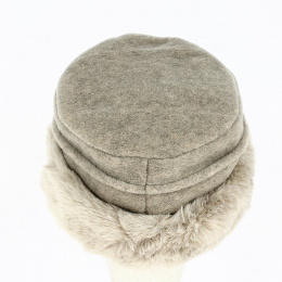 copy of TOQUE CHAMONIX WHITE FUR