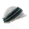 Gavroche Ebony Wool Grey & Green Cap - MTM