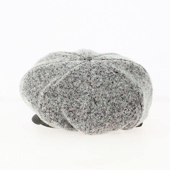 Grey Socoa Newsboy Cap - Traclet