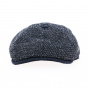 Navy Wool Slouch Cap - City Sport