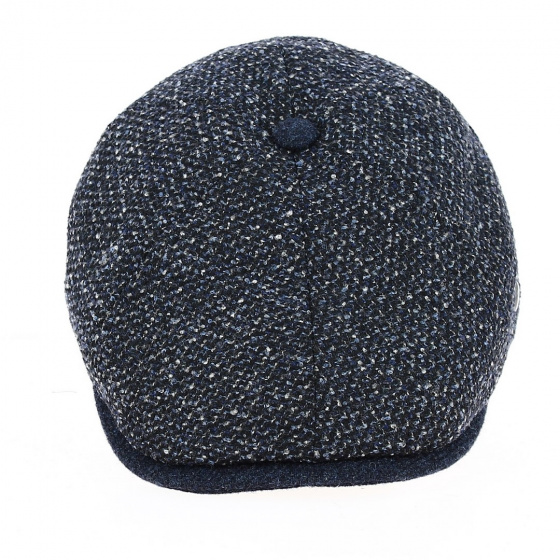 Navy Wool Slouch Cap - City Sport