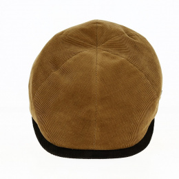 Camel and Brown Velvet Cap - City Sport