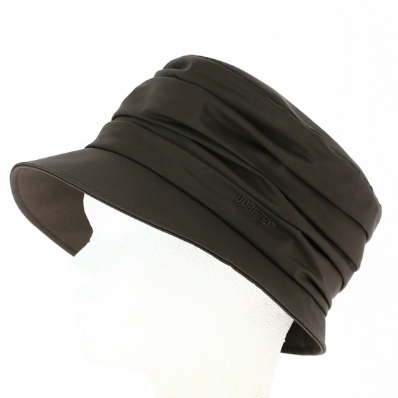 Bob Edda Rain Hat Brown- Gore Tex