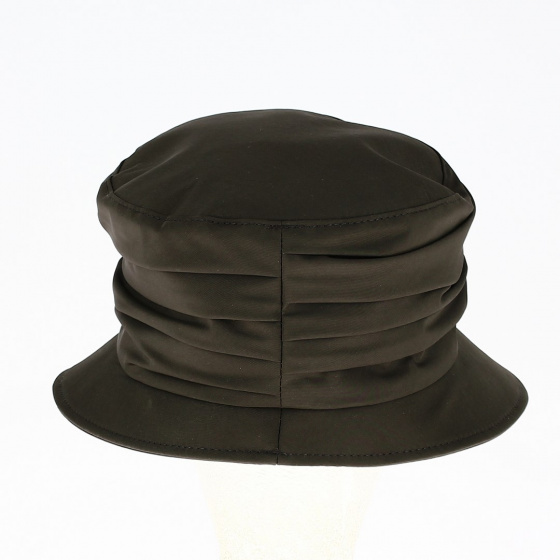 Bob Edda Rain Hat Brown back - Gore Tex